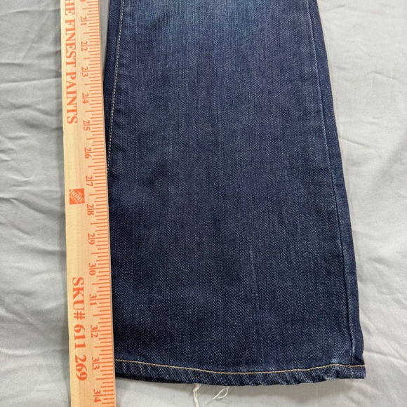 Paige Premium Denim Flare Jeans Hollywood Hills Women's 28 Y2K Embroidery - Picture 10 of 13